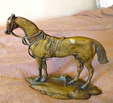 Vintage/Antique  Bronze Horse Display  On Bronze Base picture