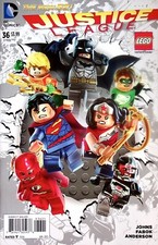 Justice League #36 Lego Variant Cover NM 2014 DC Comics Geoff Johns & Fabok picture