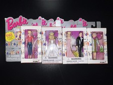 Barbie Vintage Basic Fun Keychain Unboxed Mattel 5 Different Keychains picture