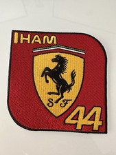 F1 Patch Hamilton 44 Red Racing Race car  Iron-on Patch 3” Iron On/Sew On picture