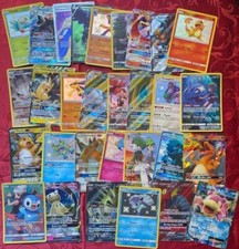 POKEMON CARDS BUNDLE V or VMAX ULTRA RARE FULL HOLO CARD + HOLO SHINY CARDS picture