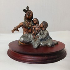 Legends STORY TELLER Native American Indian Figurine Pardell 1990 Mixed Media picture