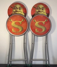 RARE Shrek Folding Chairs 2004 HTF 180 Lb Limit Bundle Of 2 picture