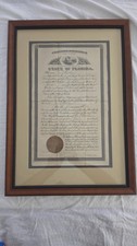 🏛️ 📜Framed 1913 Florida History – Gov. Park Trammell Signed Commission 🌴 📜✨ picture