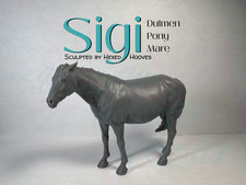 VENTI 1:20 ~ Sigi, Dulmen Pony Mare ~ 3D Print Resin Model Horse by Hexed Hooves picture