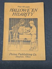 Hallowe'en Hilarity Paine Publishing Marie Irish Antique Halloween Book 1924 picture