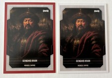 Genghis Khan   Red  Subset & Base 2025  Indie  Collector Cards picture