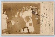 1911 Pretty Women Family Renovo Pennsylvania PA RPPC Photo Antique Postcard picture