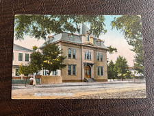 Lithograph Marysville California High School RPO Postmark 1910 Yuba County picture