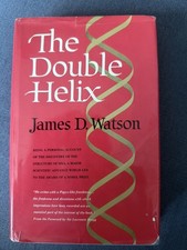 RARE The Double Helix Book Signed Autographed James Watson 1st Ed. 5th Prnt. picture