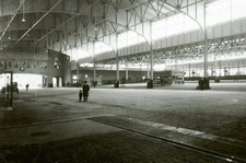 RDG reading railroad camden,nj  station opening b-w mounted negative picture