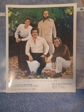 Statler Brothers Autographed Photo 8 X 10 Hand Signed By All 4  picture