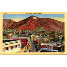Main Street Bisbee Arizona Vintage Postcard SPI15 picture