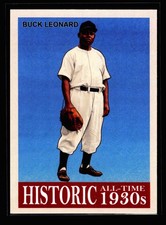 2026 Historic Autograph's All-Time 1930's #105 Buck Leonard Homestead /600 -- picture