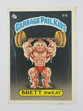 1985 Topps Garbage Pail Kids -Series 2 -Matte #51b BRETT SWEAT (VG) SEE PICS picture