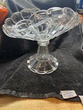 19th Century  American Flint Or press glass Banana/Fruit Stand Perfect picture