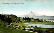 Vancouver, Washington - A view of Mount Hood from Vancouver, Washington - picture