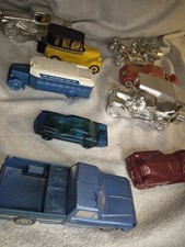 Lot 9 Vintage Car Avon After Shave Cologne Decanter mustang bus truck picture