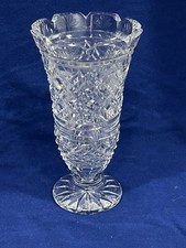 Waterford Georgian Strawberry cut Crystal castle top 7