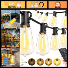Outdoor Lights String Patio Outside - 100ft 30M LED Waterproof Light ST38 picture