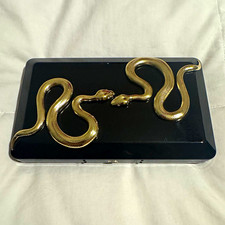 Kilian Black Clutch dual snakes rare discontinued picture