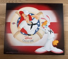 Don Ducky Williams SIGNED DCL Disney Parks Art Canvas w/COA Jessica/Roger Rabbit picture