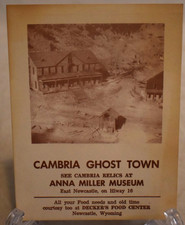 Ghost Town of Cambria, Wyoming Relics at Anna Miller Museum 6