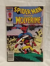 Spider-Man Vs. Wolverine #1 Newsstand Variant (February 1987) Marvel Comics VG picture