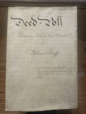 1797 William Nichols US Marshal Deed Fries Rebellion Lehigh  Revolutionary War picture