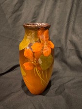Antique Rookwood Pottery Standard Glaze Nasturtium Vase c.1899, Leona Van picture