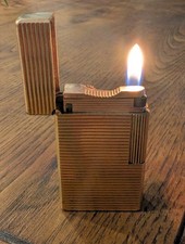 Authentic S.T. Lighter DUPONT Line 1 BSG Gold Plated - 1960s - Functional picture