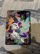 My Little Pony Nightmare Night Shining Colorful Rare Unicorn Rarity *BP03-CR12 picture