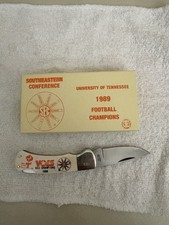 University of Tennessee Vols 1989 SEC Football Champions Frost Cutlery Knife NIB picture