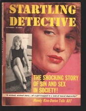 MAG: Startling Detective 9/1964-Shocking story of Sin & Sex in Society -Lurid... picture