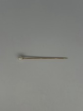 RARE VTG 15k Hatpin Stick Pin with Pearl Bead Head Top (c. 1854-1932) 0.96 gm picture