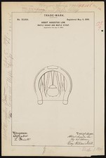 Abbot Augustus Low 1899 Maple Sugar Maple Syrup Trademark Horse Shoe Logo picture