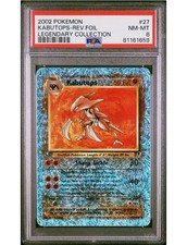 PSA 8 Kabutops Legendary Collection Reverse Holo Foil POP 244 27/110 Pokémon LC picture