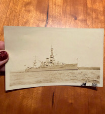 FREE SHIP January 1933 Photograph USS Wyoming Guantanamo Bay Cuba picture