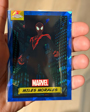 Topps 2024 Topps Chrome Marvel Miles Morales #81 Sapphire Card picture