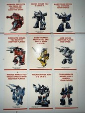 1984 Transformers 9 Autobot Cars Lot Adventure Board Game Defeat Decepticons NM picture