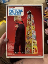 Vintage 1979 Shelcore Disney Picture Stacks Toy Set (#63023) picture