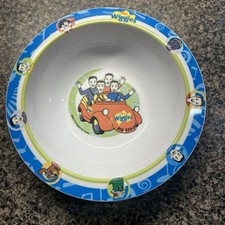 Vintage 2004 The Wiggles Big Red Car Kids Plastic Bowl Trudeau Original Cast picture