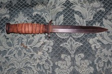 RARE WW2 US M3 CAMILLUS TRENCH KNIFE DATED 1943 - 1ST PATTERN (NO SHEATH) picture