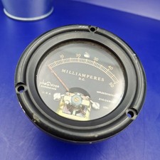 Phaostron Ruggedized 0 to 50 Milliamperes D.C. Panel Meter 210-04802. (refB.N) picture
