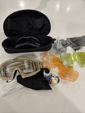 Oakley SI Ballistic Goggle 2.0 Array Dark Bone w/ Clear Grey Amber Yellow Lenses picture