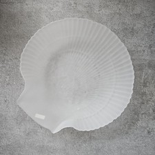 Vintage Glass Shell Tray 12cm x 3cm picture