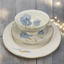 Thomas Ivory Bavaria Germany 3 Piece Porcelain Set Plate Teacup Saucer Germany picture