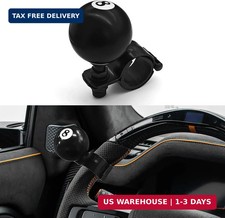 8 Ball Steering Wheel Knob Spinner, Suicide Knob, Heavy Car Turning Suicide Spin picture