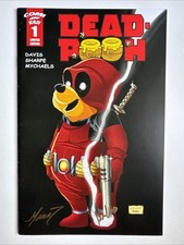 Dead Pooh #1 Comi-Kazi Frank & Sons Variant SIGNED by Davis & Mychaels • VF picture
