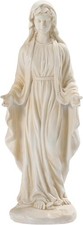 Virgin Mary Statue Outdoor, 15 inch Angel Statue for Garden, Religious Garden... picture
